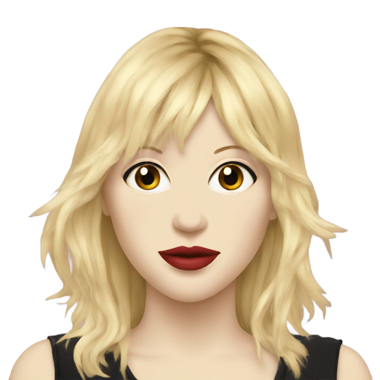genmoji: Courtney Love
