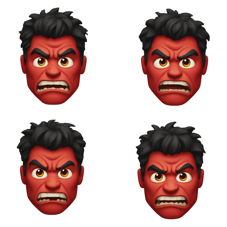 genmoji：红色巨人脸，各种经历