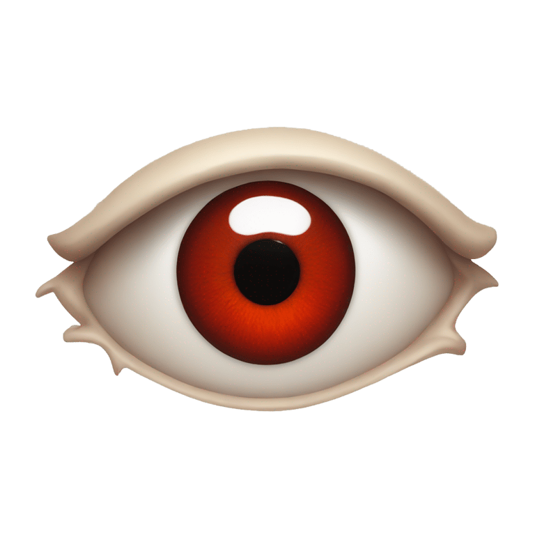 genmoji: red eye