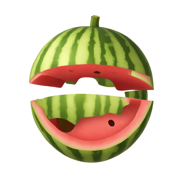 絵文字：singing watermelon