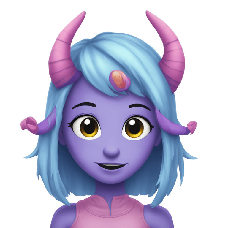 genmoji : cute monster  girl