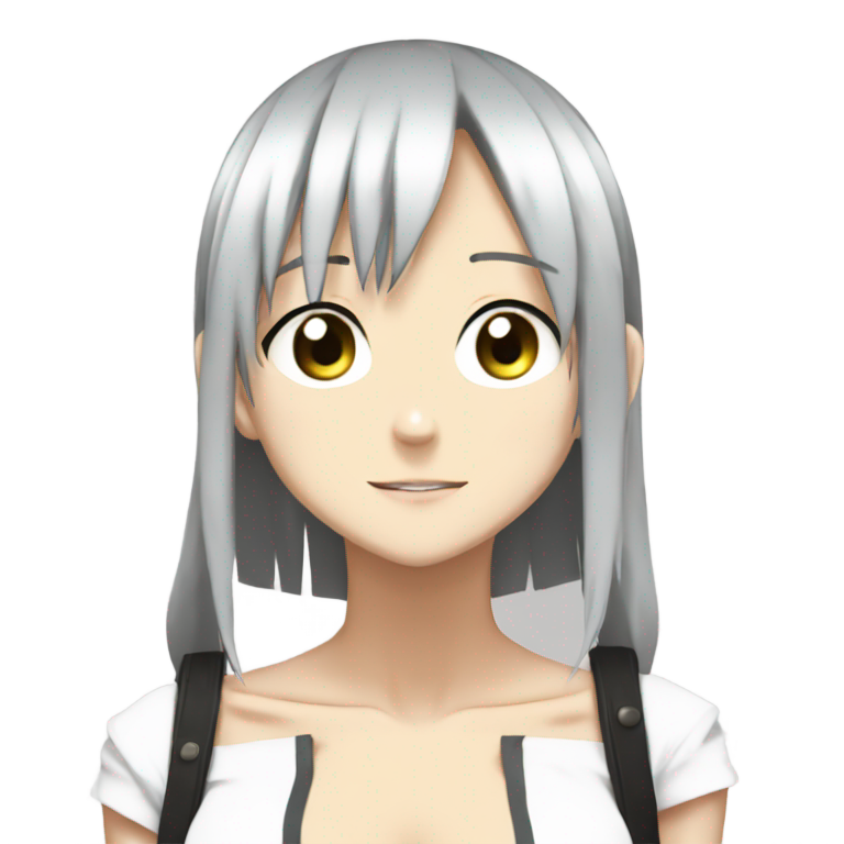 genmoji：《噬魂者》玛卡全身无上衣，挺翘的胸部