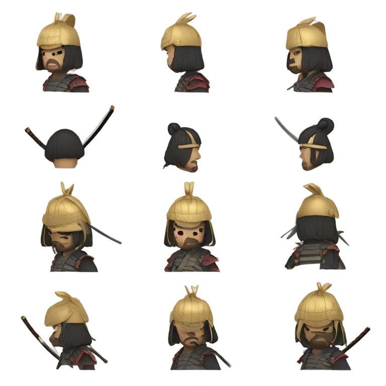 genmoji：思考的武士