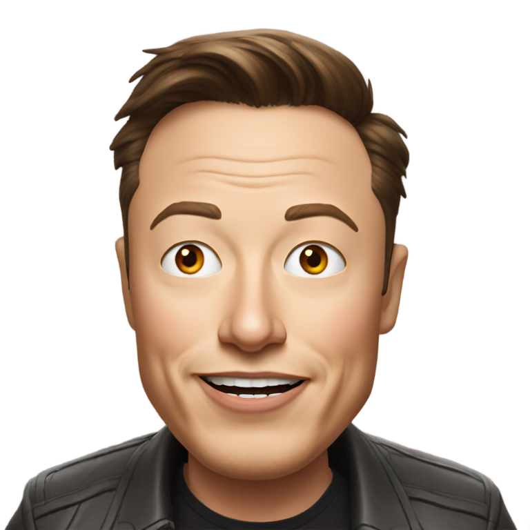 genmoji : Elon Musk fou
