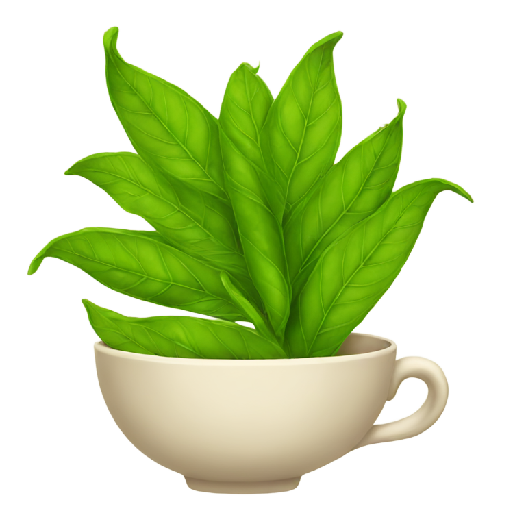 genmoji : Une feuille de thé