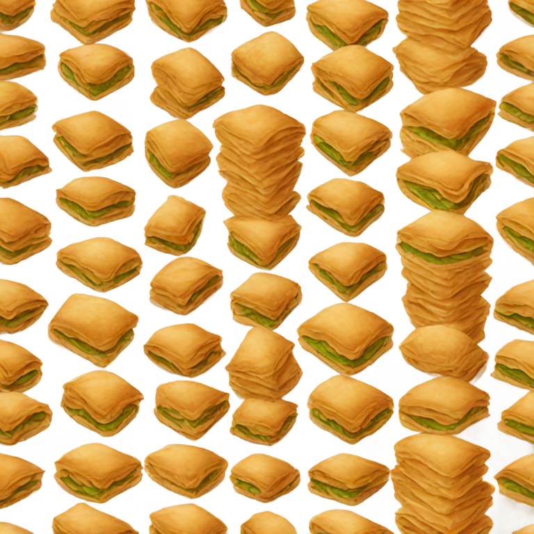 genmoji：Turkish dessert baklava