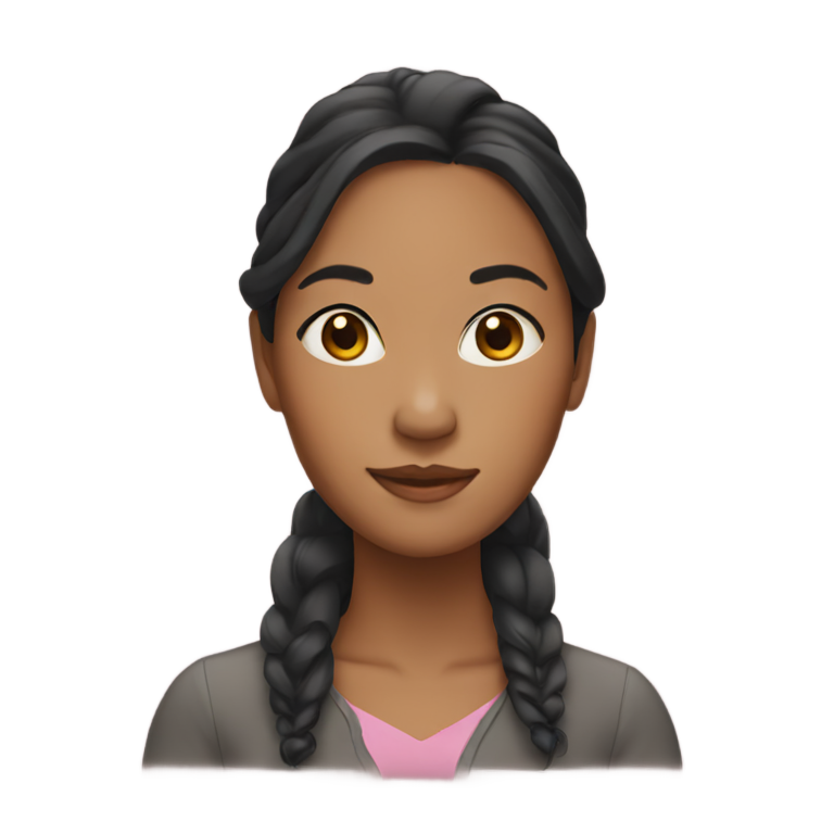 genmoji : Femme noire asiatique