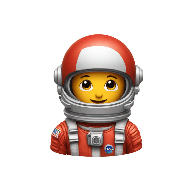 絵文字：Red astronaut