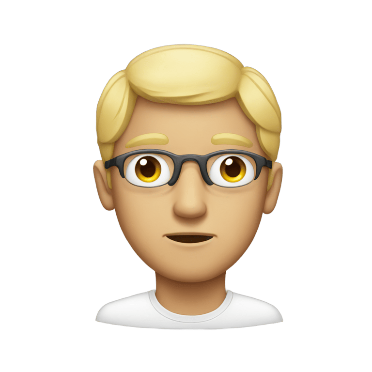 genmoji : Un homme à un œil