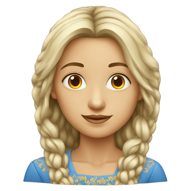 genmoji：乌克兰女人