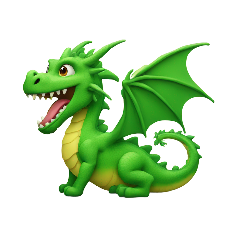 genmoji : Dragon en cannabis fait de marijuana