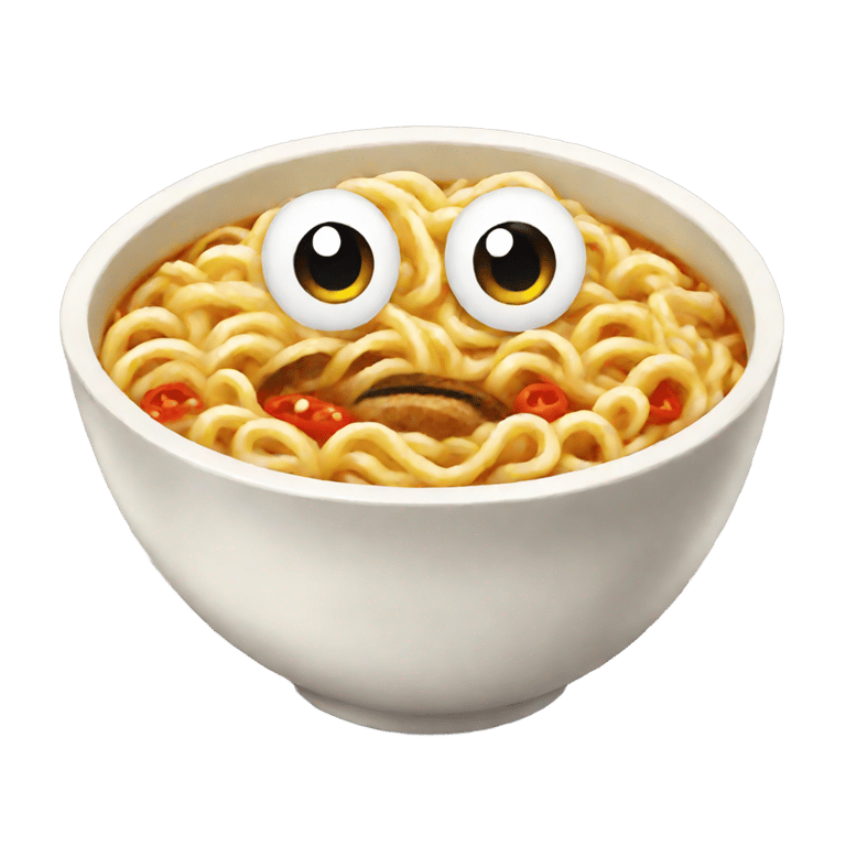 絵文字：カートゥーンラーメン