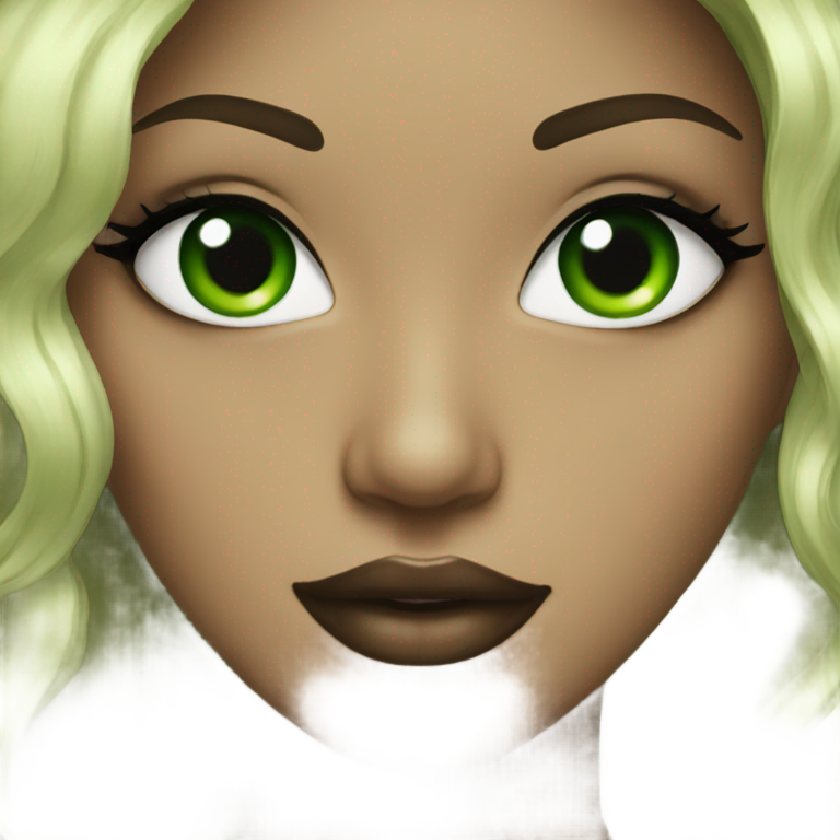 genmoji : Une lèvre verte