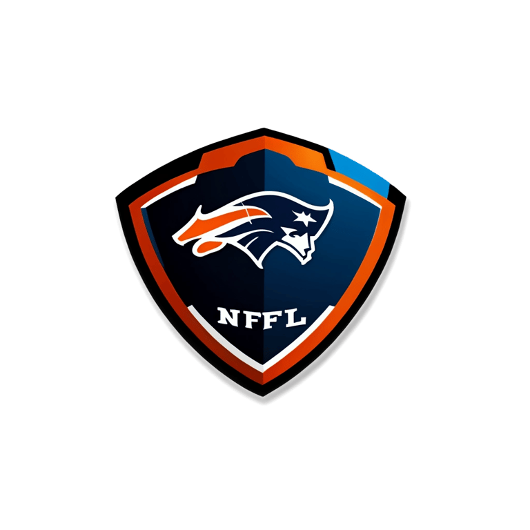 genmoji : Logo futuriste de la NFL