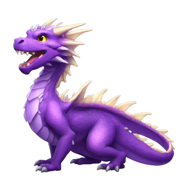 絵文字：アメジストドラゴン