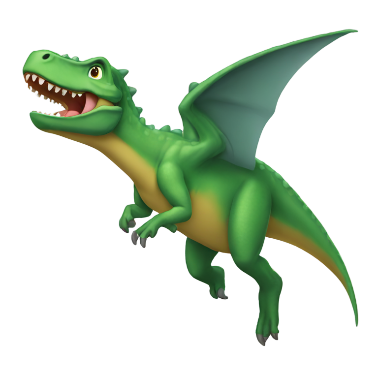 genmoji: Flying dino