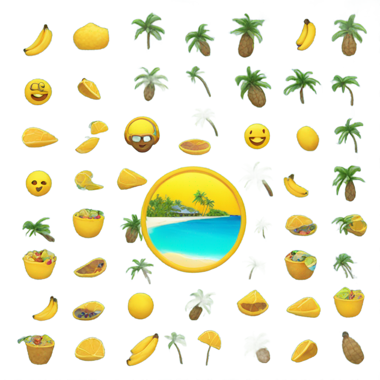 genmoji：巴哈马与巴巴多斯混合