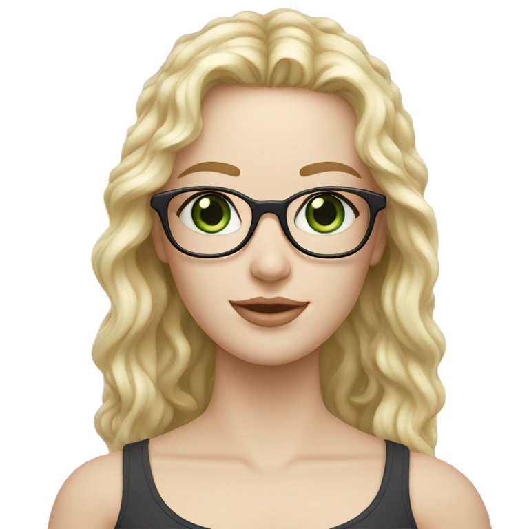 genmoji：一位直发金发蓝眼苍白皮肤的女孩
一位卷发金发绿眼普通皮肤戴眼镜的女孩