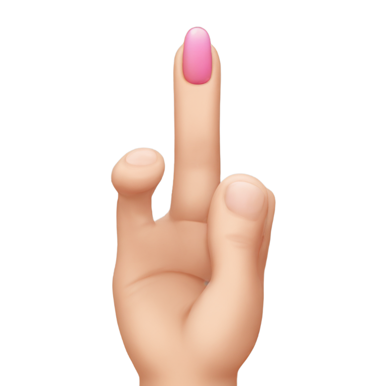 genmoji：Finger inside vagina with big clit o