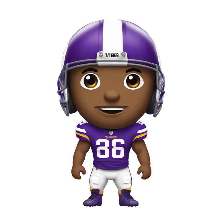 genmoji：Minnesota Vikings football player