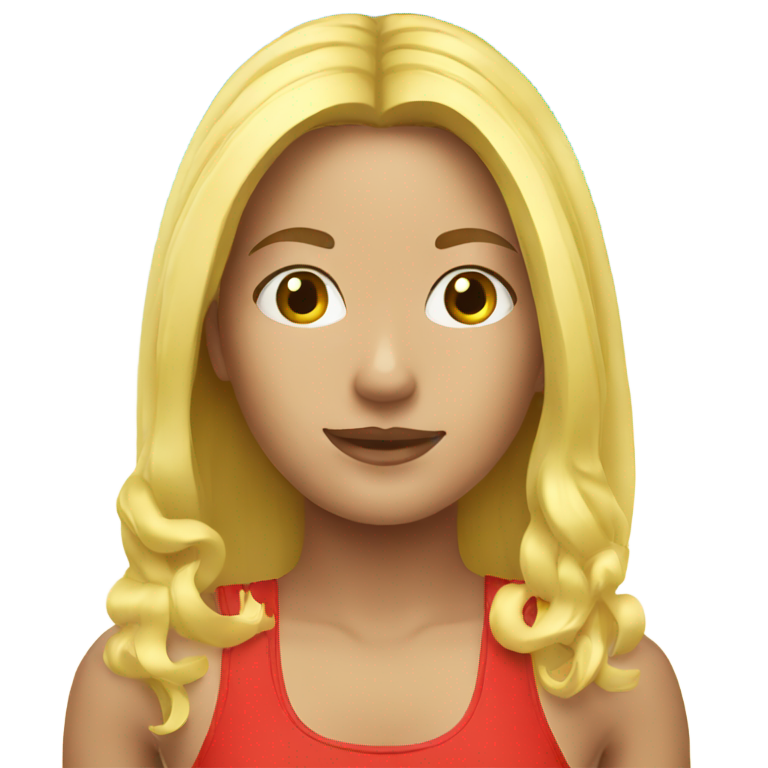 genmoji：救生员金发女孩