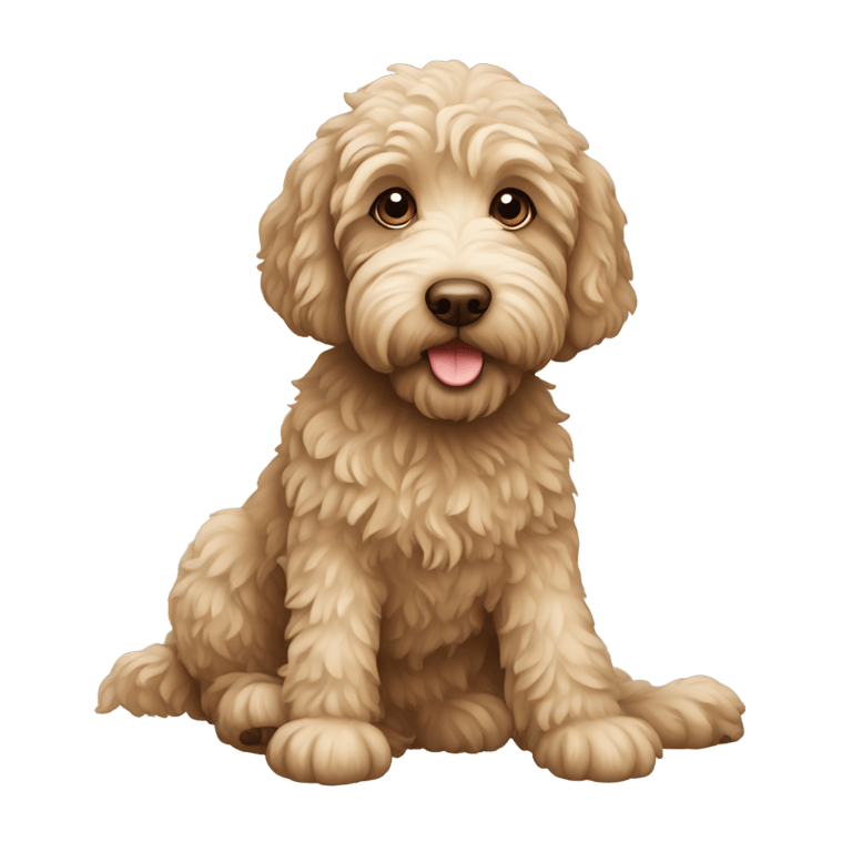 絵文字：ラブラドゥードルの犬