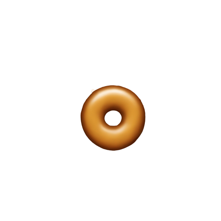 絵文字：岩とドーナツの組み合わせ