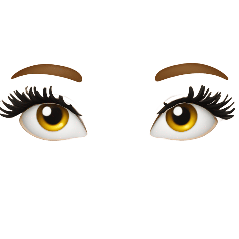 genmoji: Fake lashes