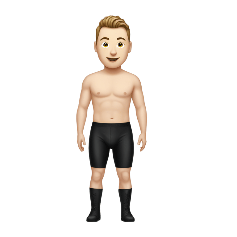 genmoji：约翰·纽曼穿黑色内裤