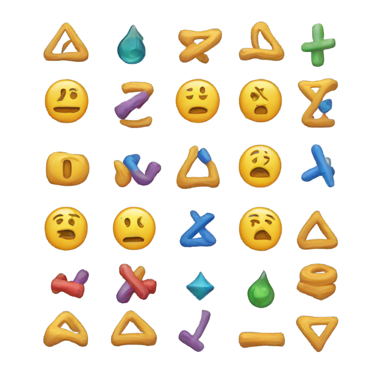 genmoji : mathématiques, algèbre