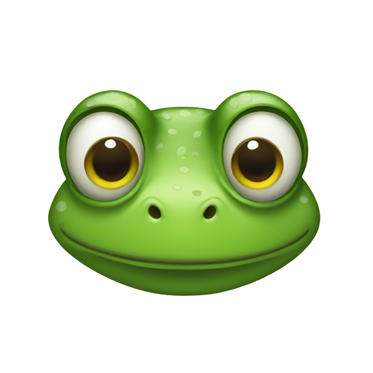 genmoji：青蛙脸