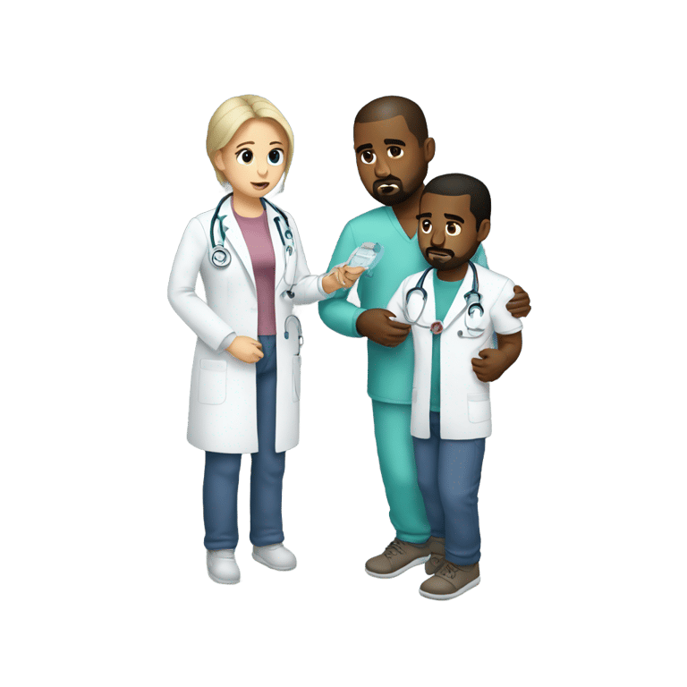 genmoji：凯文·韦斯（Kanye West）寻求医疗帮助