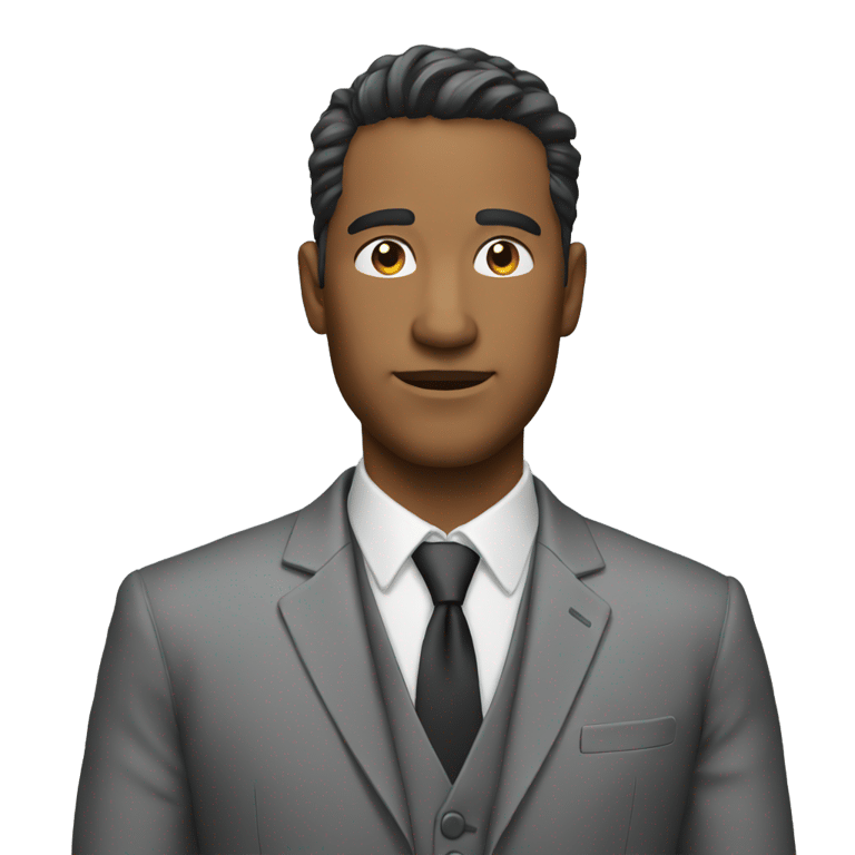 genmoji：没有西装外套的男人