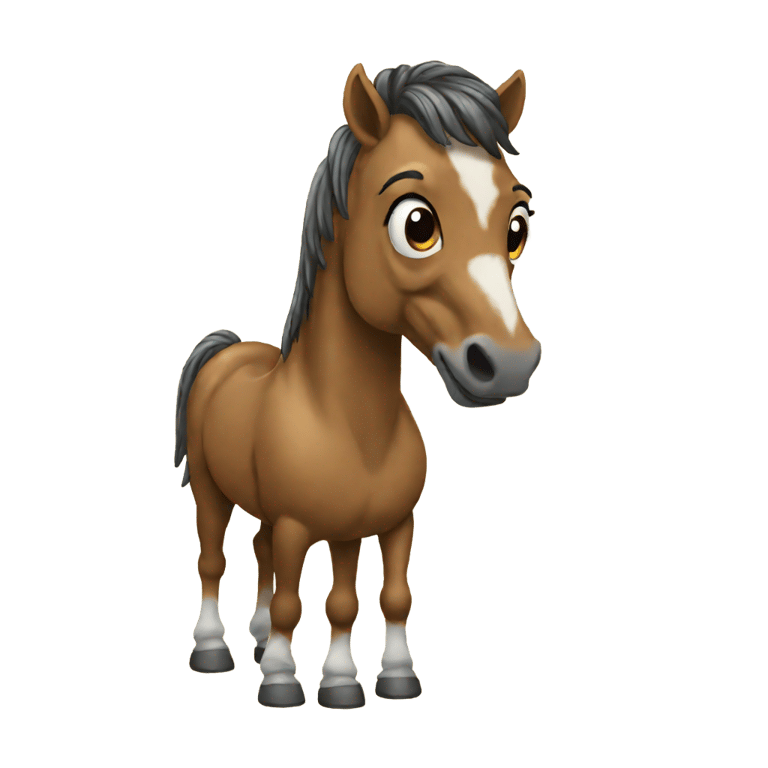 絵文字：飛ぶ踊る馬