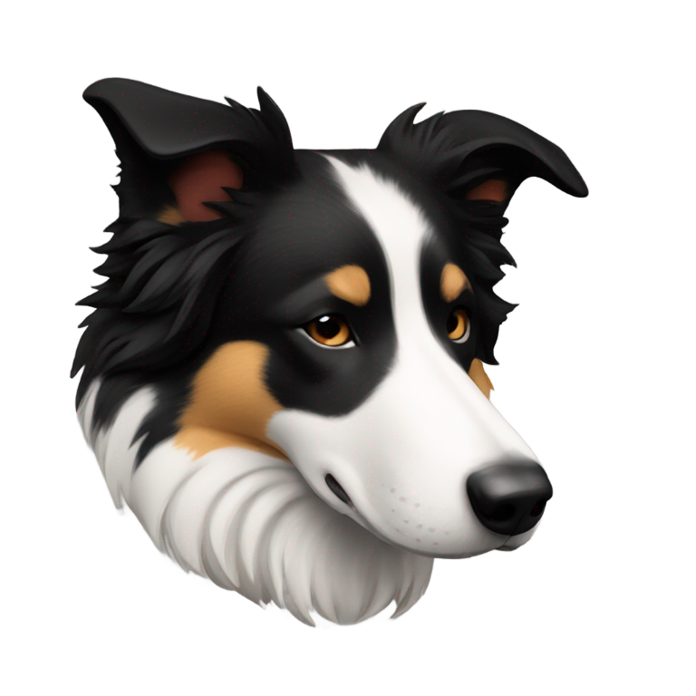genmoji：边境牧羊犬在睡觉
