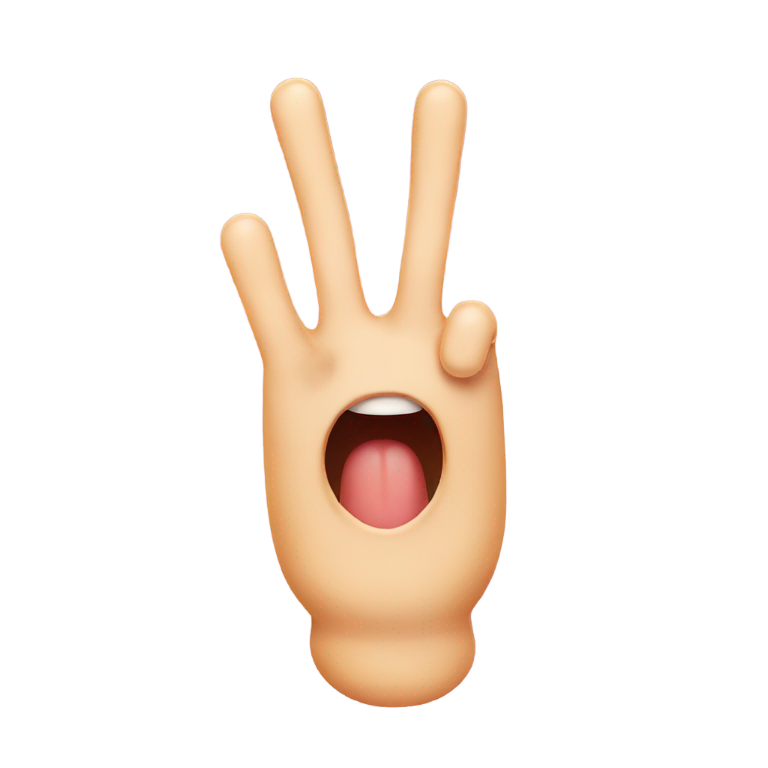 genmoji: 2 finger inside vagina