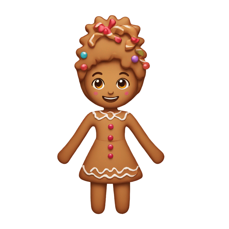 genmoji : Fille en pain d'épice
