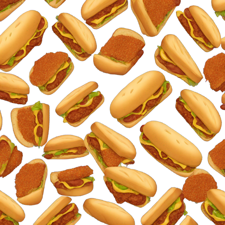 genmoji: Sloppy joe sandwich