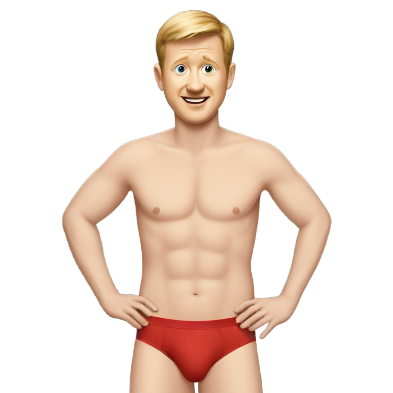 genmoji：肯·詹宁斯穿内衣