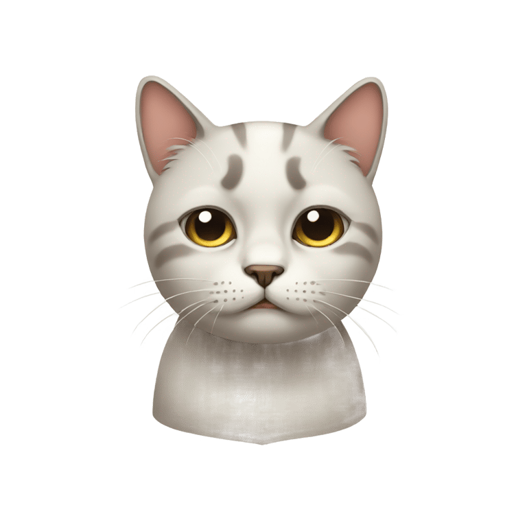 絵文字：Sad Cat
