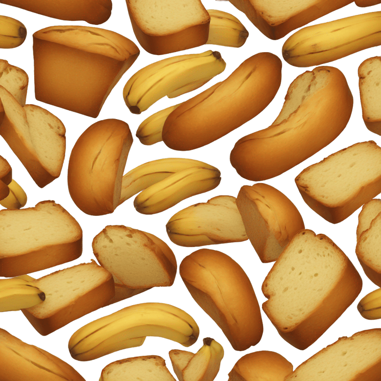 genmoji : Miche de pain aux bananes