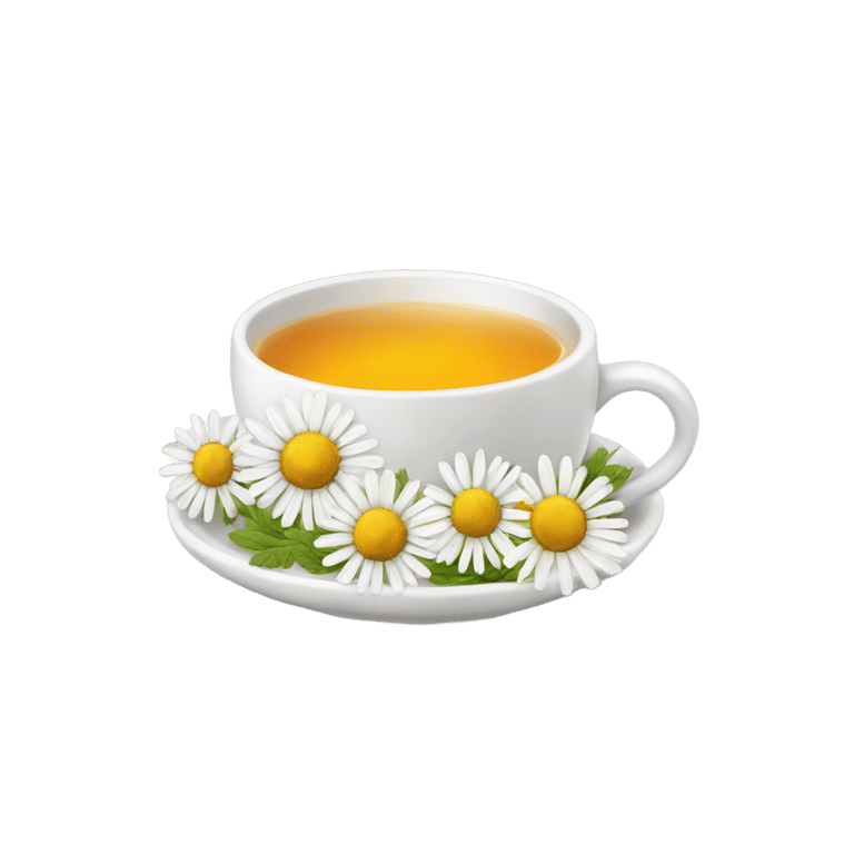 genmoji : Thé à la camomille chaud