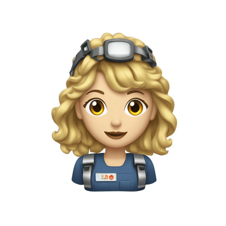 genmoji : Taylor Swift as a Nuclear Power Plant Worker