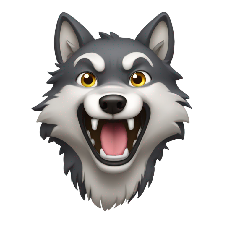 genmoji : Loup fou