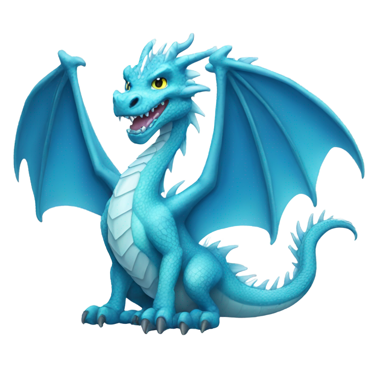 genmoji : Dragon de glace