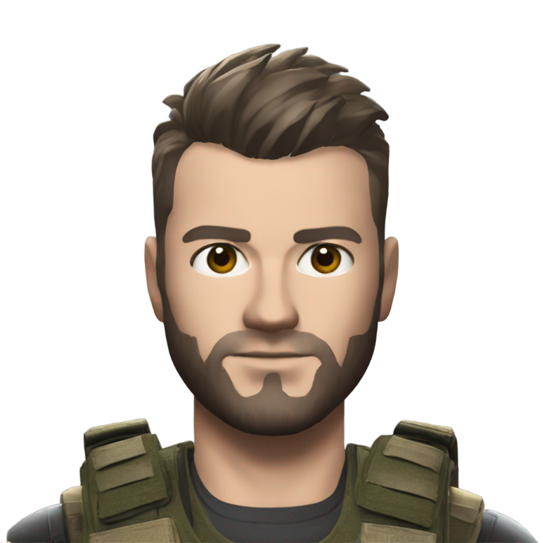 genmoji : Créez-moi un logo de jeu réaliste pour Tom Clancy's Rainbow Six Siege