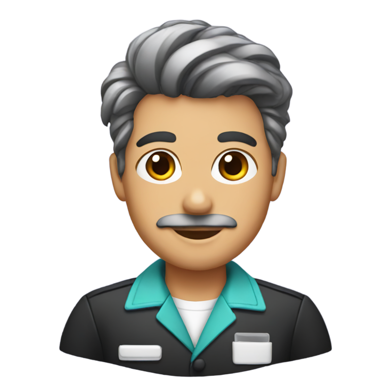 genmoji : Cosméticien en uniforme avec une aiguille à la main