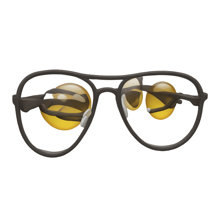 絵文字：add glasses