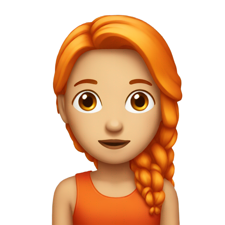 genmoji：红橙色