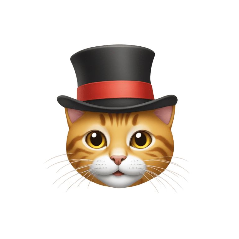 genmoji : Le chat et le chapeau